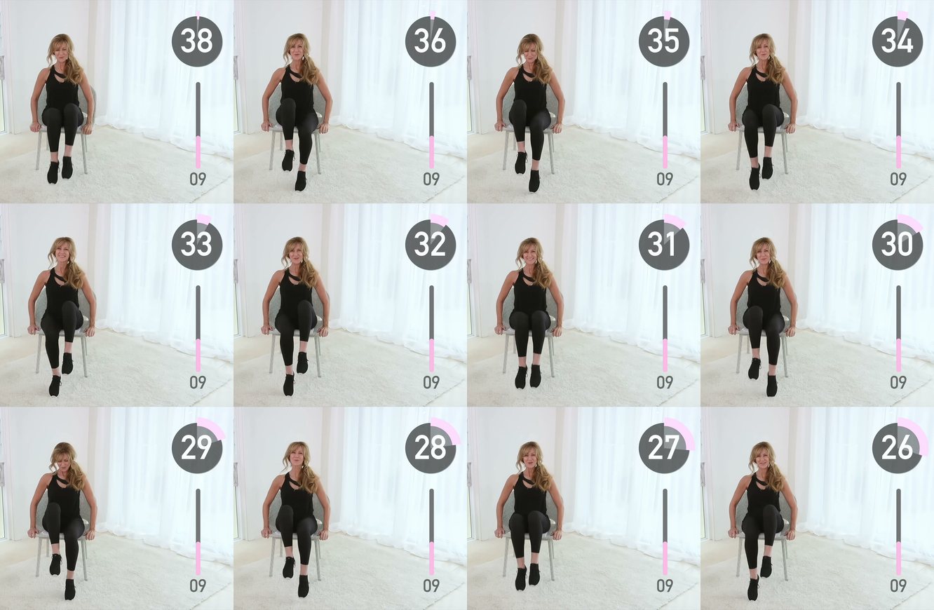 Seated Toe Tap keyframes