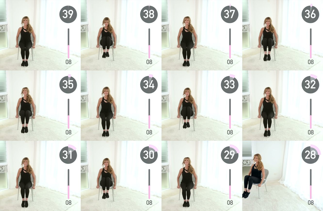 Seated High Knee Lifts keyframes
