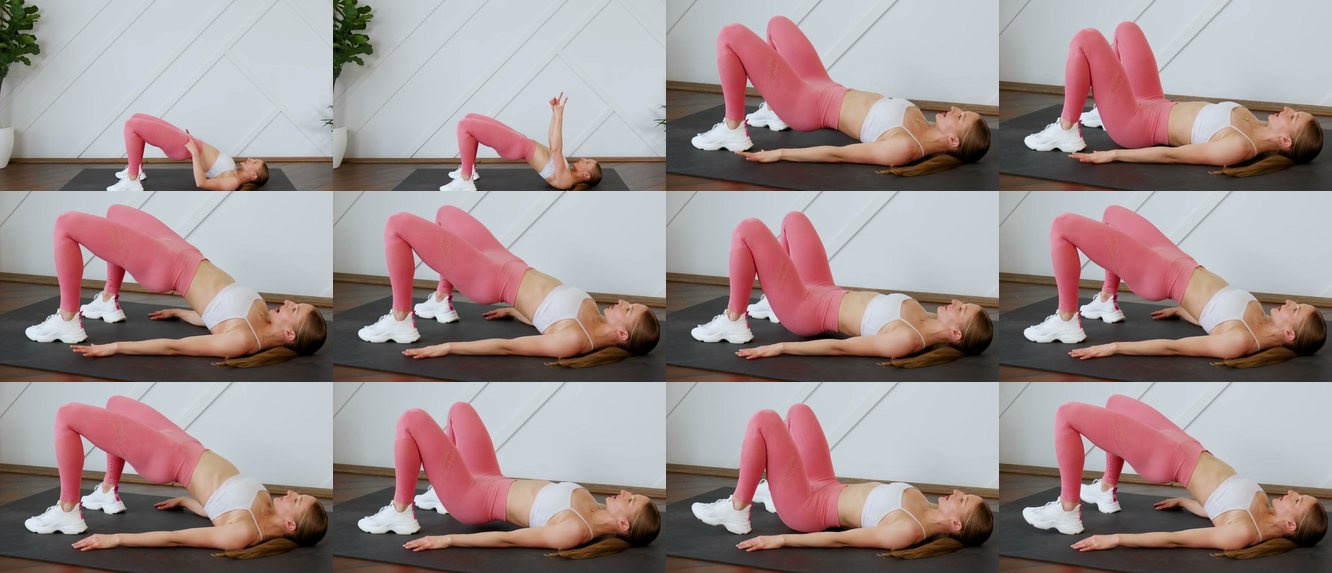 Glute Bridge keyframes