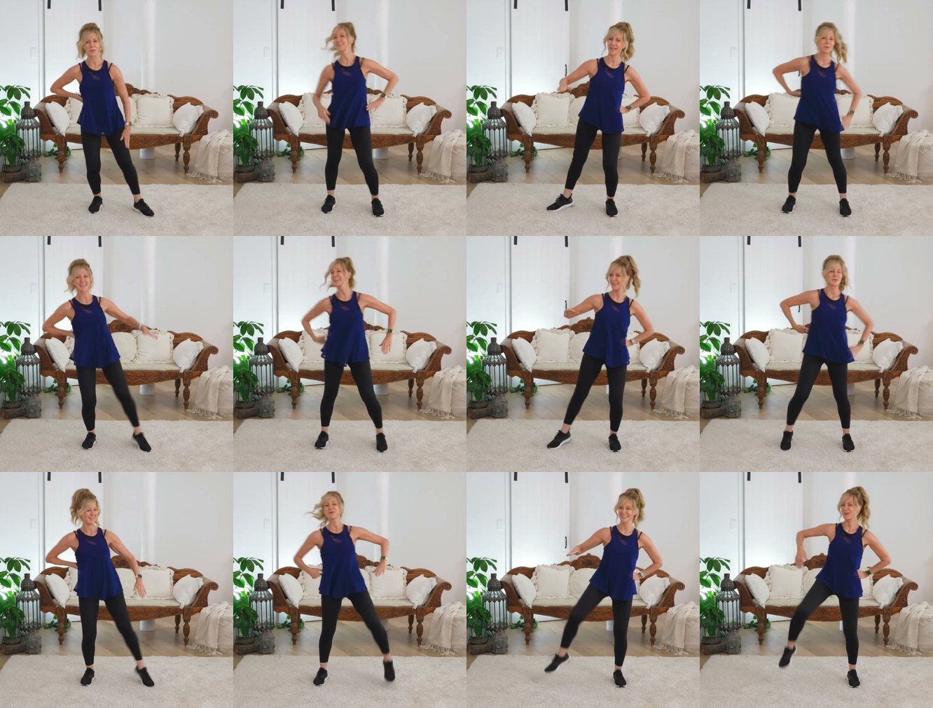 Double Knee-to-Hand Tap keyframes