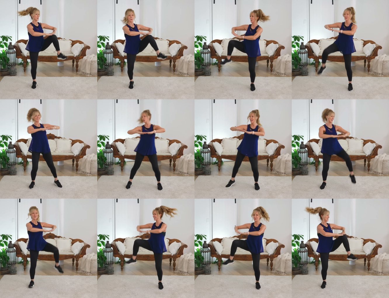 Side Leg Lift with Arm Reach keyframes