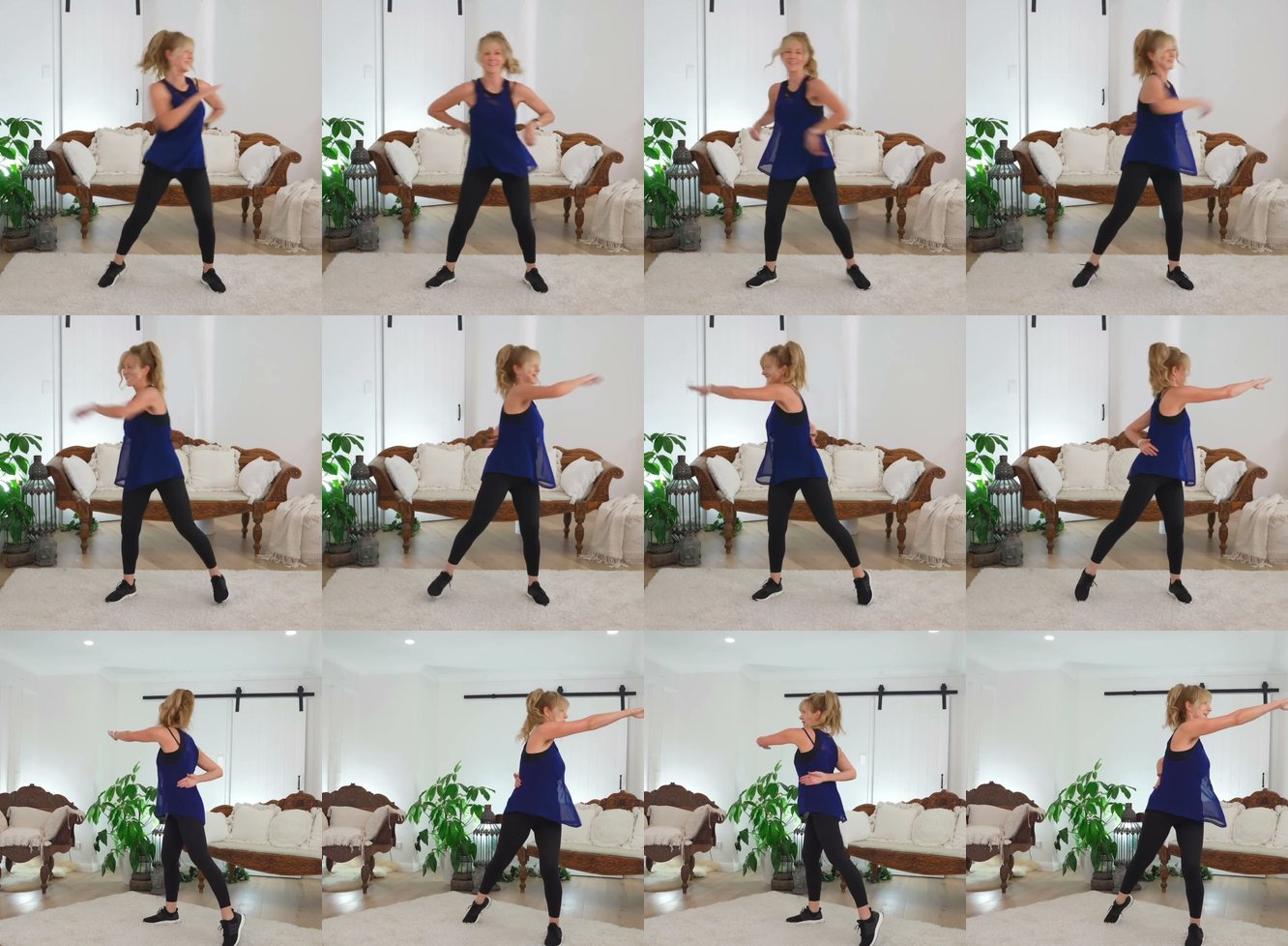 Front Kick with Arm Reach keyframes