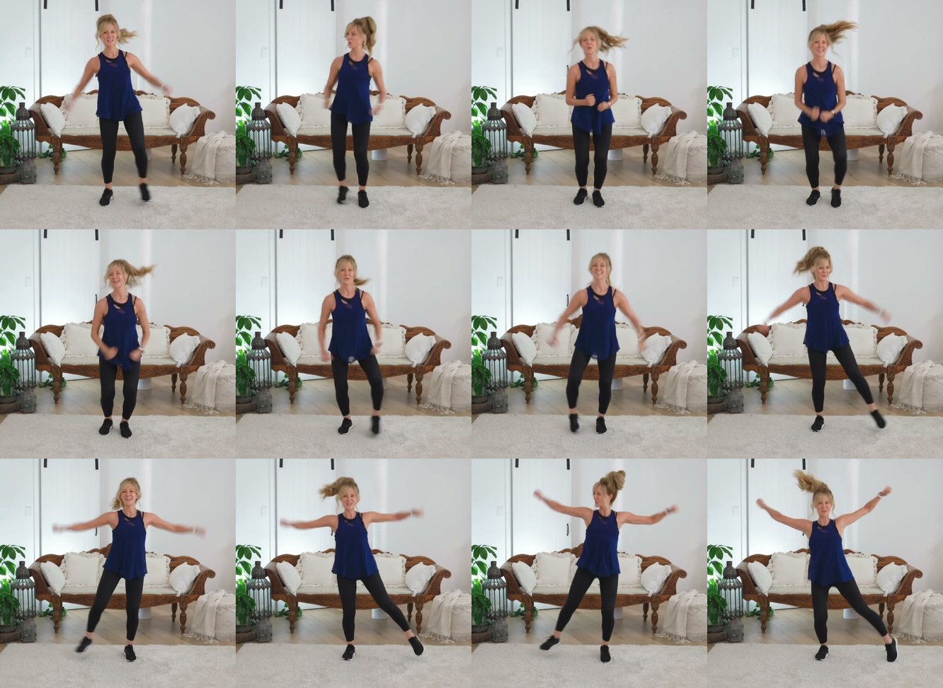 Low-Impact Star Jumps keyframes