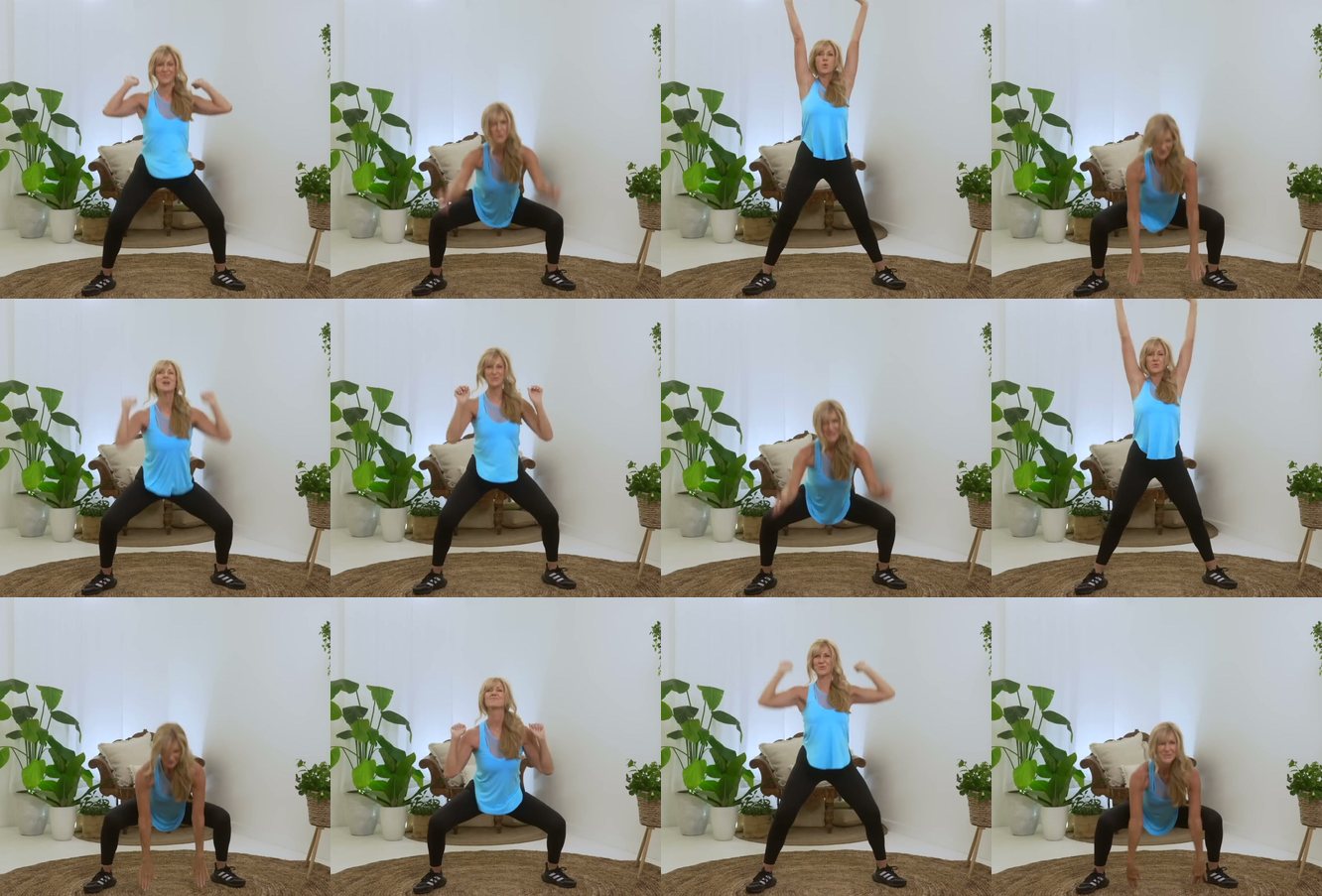 Sumo Squat with Floor Touch keyframes