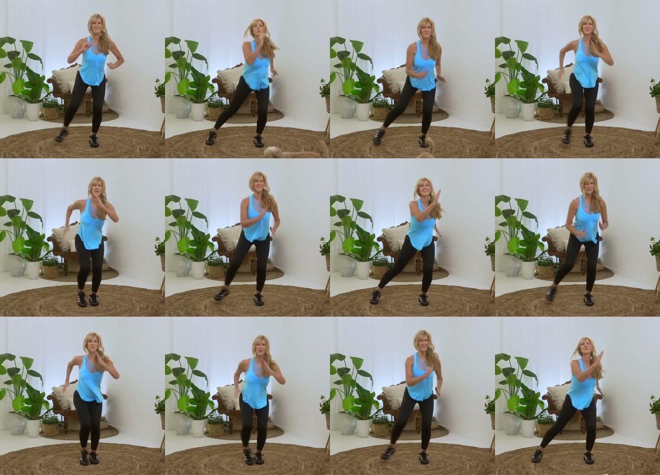 Knee Lift with Arm Pull-Down keyframes