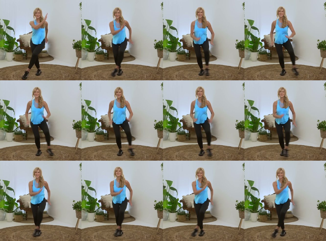 Cross-Body Arm Pull with Knee Lift keyframes
