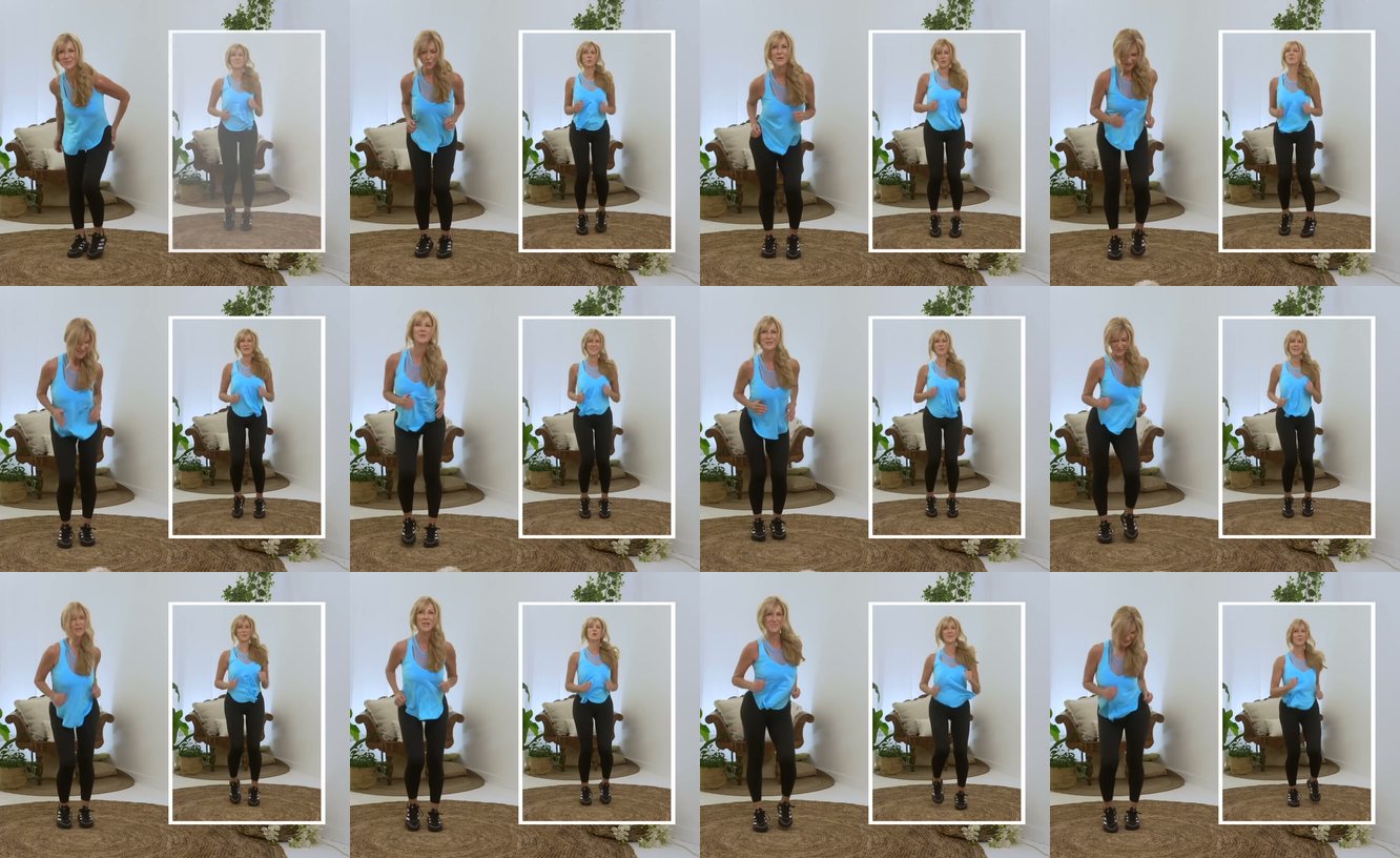 Hip Twist Walk keyframes