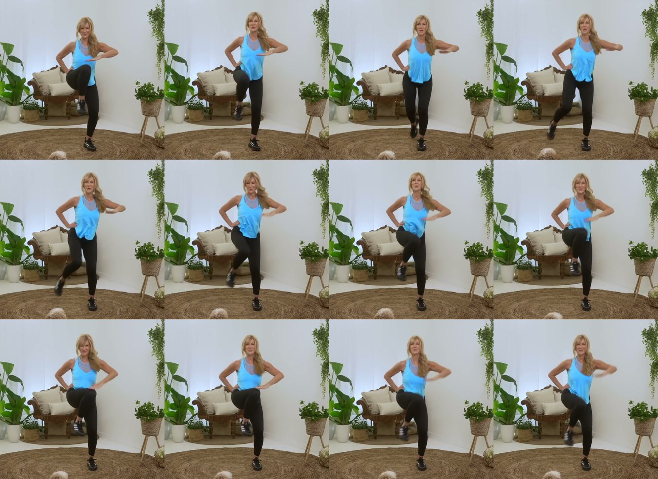 Knee Lift with Opposite Arm Reach keyframes