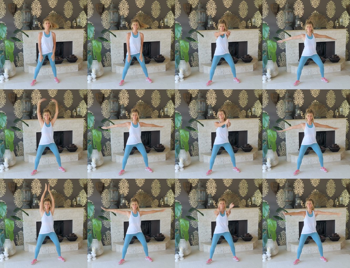 Wide-Stance Arm Reaches keyframes