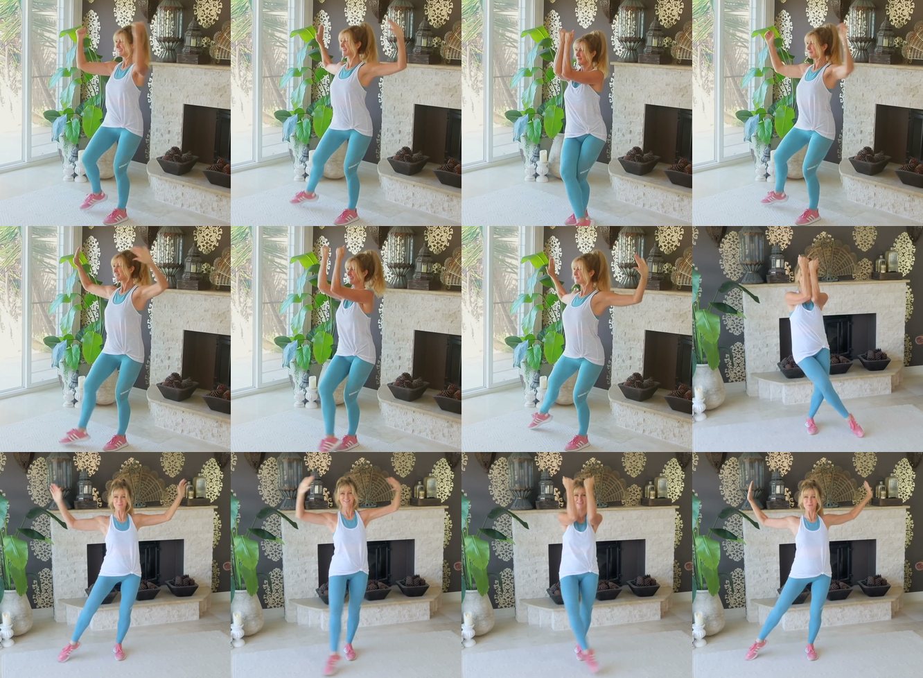 Vogue Arms with Leg Cross keyframes