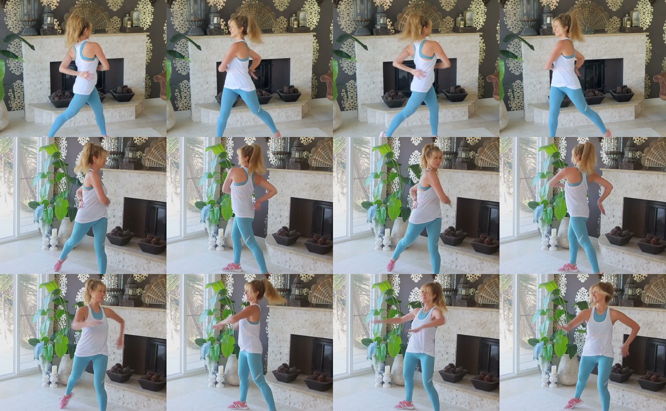 Wide-Stance Toe-Point Twist keyframes