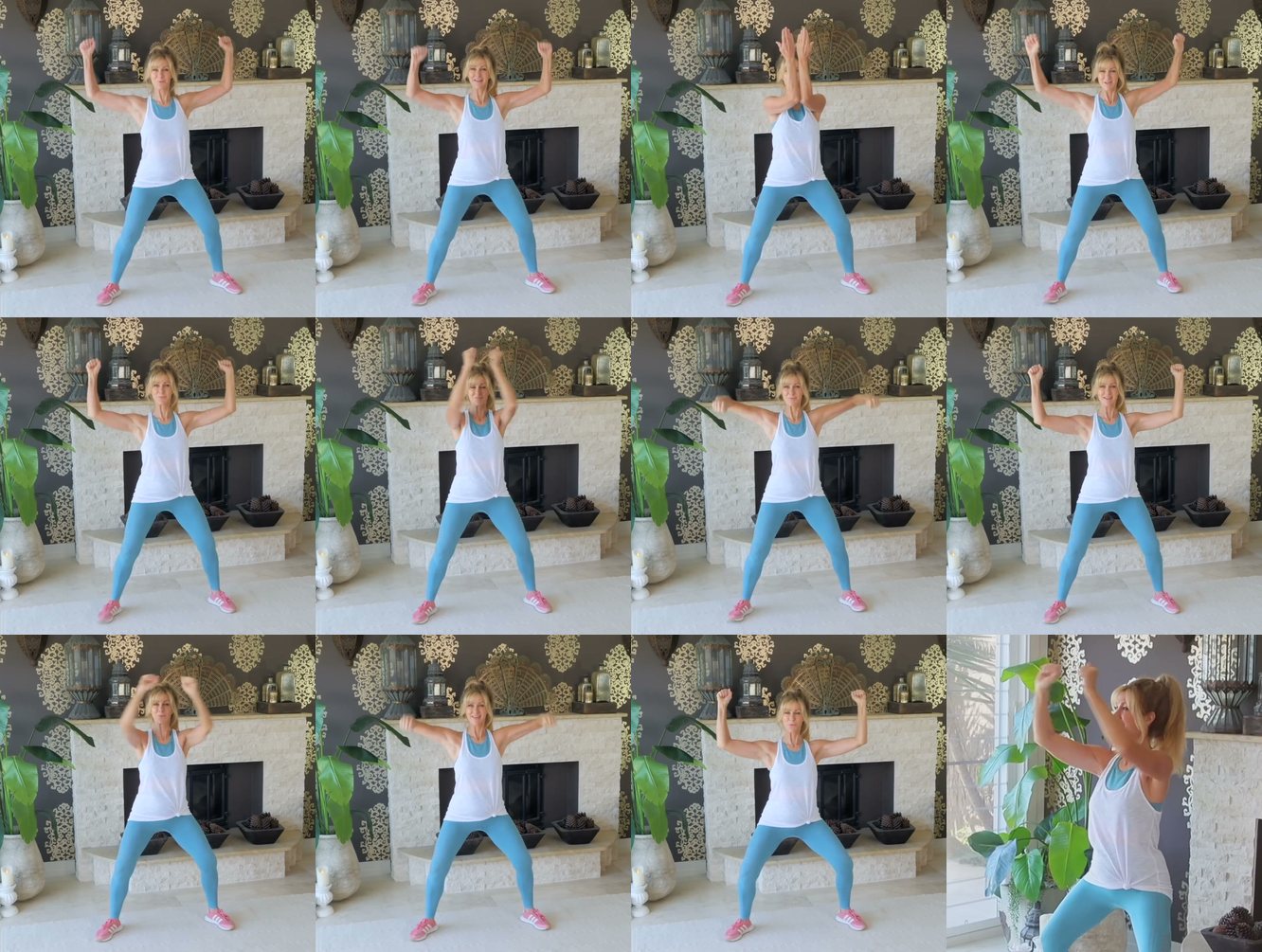 Squat with Arm Out-Down-Up-In keyframes