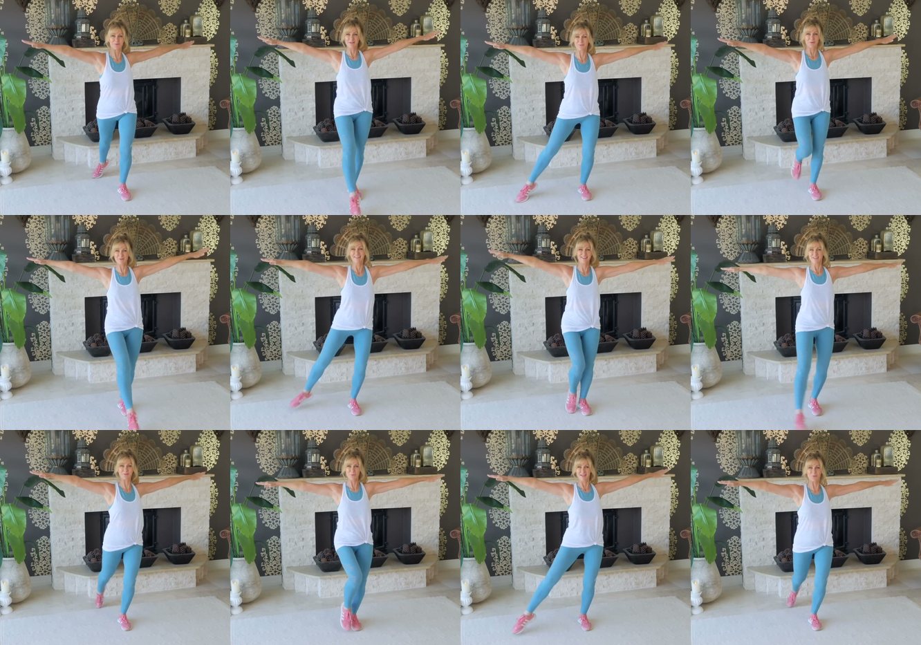 Single-Leg Front-Side-Back Taps keyframes