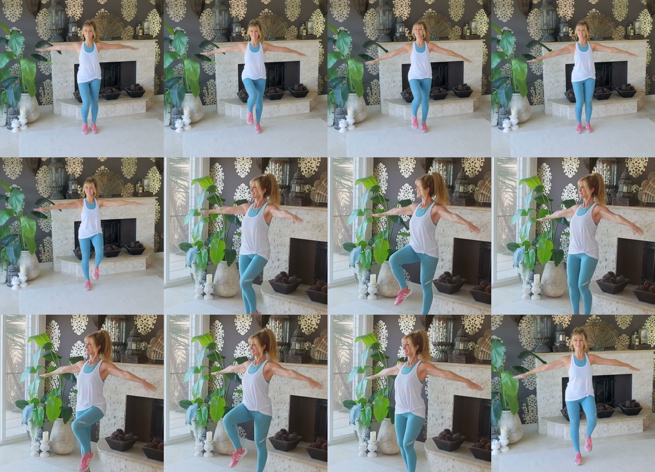 March with Forward Arm Circles keyframes