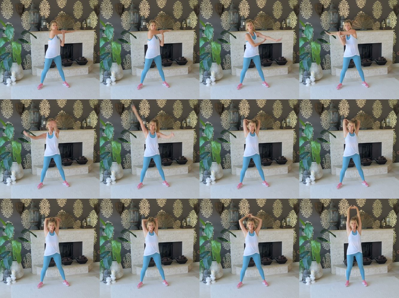 Overhead Triceps Stretch keyframes