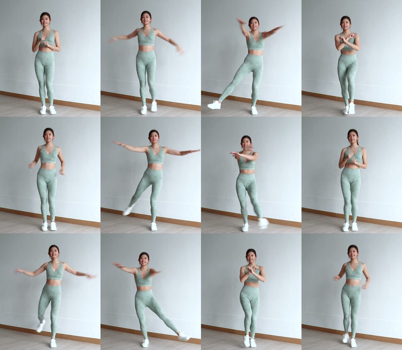 Swim Arms with Leg Circle keyframes