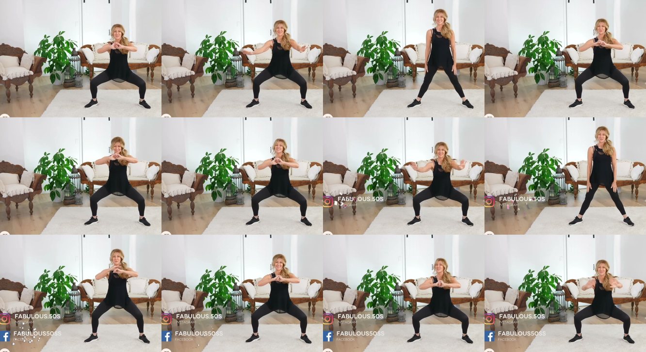 Sumo Squat keyframes