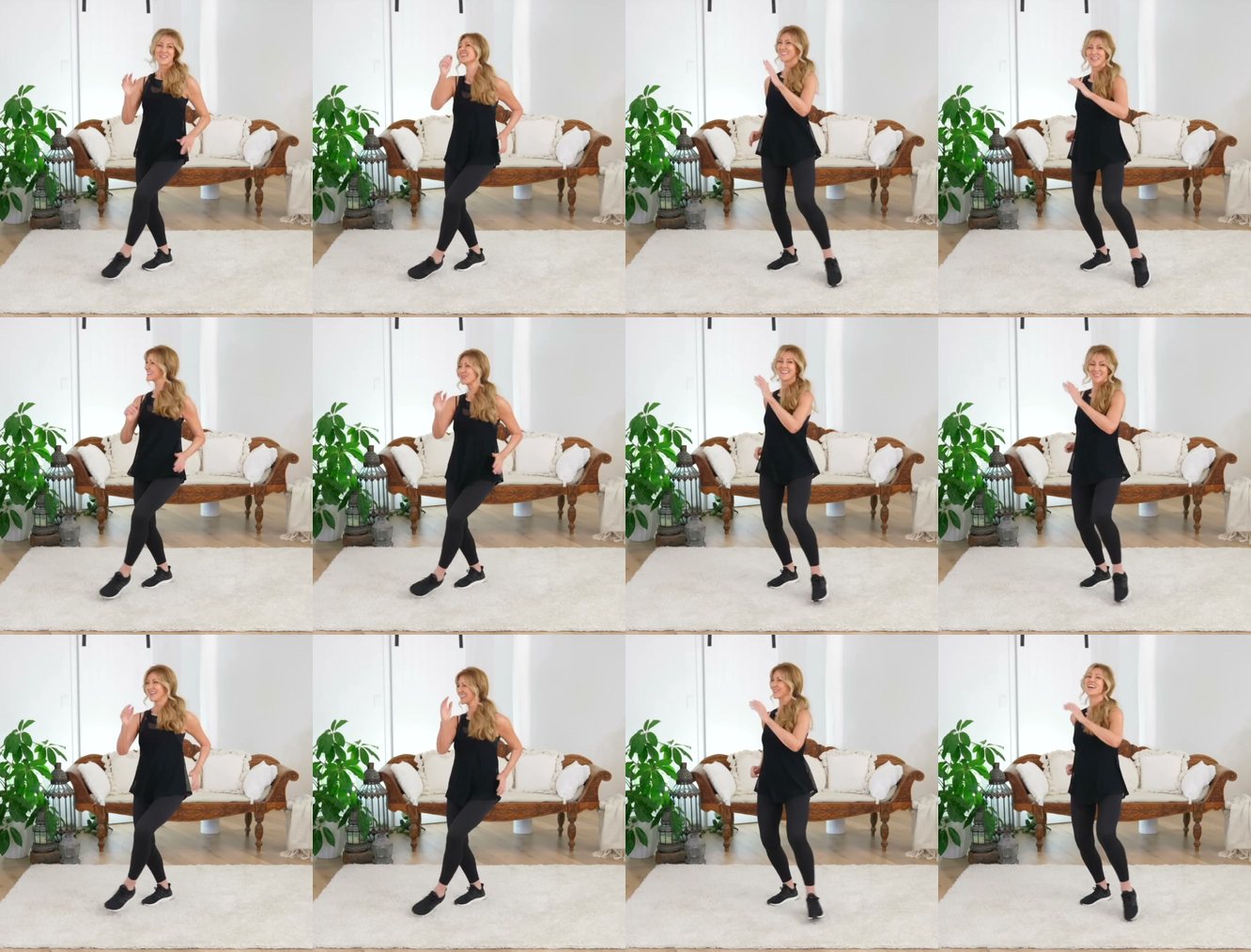 Cross-Body Toe Point with Arms keyframes