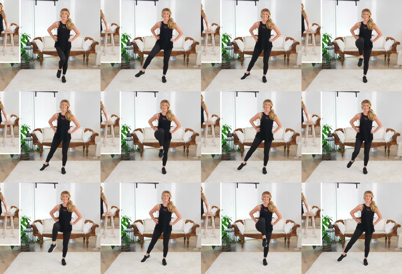 Knee Lift to Side Point keyframes